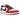 Air Jordan 1 Retro Low OG Chicago (2025) baskets vue latérale avec design classique en cuir blanc et rouge, swoosh noir et semelle blanche