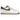 Nike Air Force 1 Low '07 Howard University Yardrunners baskets vue en angle avec empeigne en cuir blanc, empiècements gris et détails universitaires