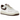 Baskets Nike Air Force 1 Low '07 Howard University Yardrunners en vue latérale, tige blanche avec détails rouges et le logo Swoosh emblématique