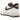 Nike Air Force 1 Low '07 Howard University Yardrunners baskets en vue latérale avec cuir blanc, détails jaunes et logo Swoosh rouge