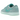 Air Jordan 1 Retro Low OG Washed Teal baskets vue latérale avec détails en daim gris bleu et semelle intermédiaire blanche