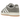 Adidas Campus 00s Grey White baskets vue de profil avec une tige en suède gris, des bandes blanches et des lacets épais