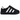 Adidas adiFOM Superstar Black White baskets en vue sous angle avec tige en mousse noire, details blancs et coque d'orteil.