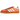 Adidas Gazelle Indoor Beam Orange baskets vue latérale montrant une tige en daim orange vif, des détails blancs et une semelle extérieure en gomme.