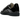 adidas BW Army Black Patent Leather baskets en vue sous angle avec cuir vernis noir, suède et semelle en gomme