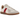 Adidas BW Army White Team Victory Red baskets de profil avec une tige en cuir blanc et des details rouges