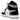 Air Jordan 1 Mid Patent Black Silver Metallic Gold baskets vue latérale avec cuir verni noir brillant, détails argentés et lacets blancs