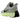 Nike Lunar Roam Neutral Grey Volt baskets vue latérale avec empeigne en mesh gris, détails vert fluo et semelle noire marquée