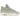 Baskets Air Jordan 4 Retro Seafoam Sail vue latérale avec détails vert sauge, tige en cuir blanc, unité Air visible et logo Jumpman classique.