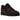 Nike Air Force 1 Low Retro QS Halloween Skull baskets de profil avec une tige en cuir noir et une semelle blanche