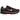 Nike Zoom Vomero 5 Black Metallic University Red baskets en profil avec tige en mesh noir, détails métalliques et accents rouges sur le talon