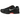 Nike Zoom Vomero 5 Black Metallic University Red baskets vue latérale montrant du mesh noir, des détails métalliques et un talon rouge.