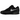 Nike Air Max 90 Premium Black Reflective baskets vue de profil inclinée avec des matières noires, des détails réfléchissants et unité Air visible