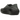Nike ReactX Rejuven8 Black Cool Grey Volt baskets en vue angulaire montrant la tige en mesh gris, les détails noirs et la semelle à amorti