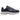 Nike P-6000 Thunder Blue Anthracite Sail Vast Grey baskets profil latéral dans des tons bleu foncé avec mesh, détails en cuir et semelle blanche.