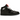 Air Jordan 1 Mid SE Black Metallic Reimagined baskets vue latérale, avec des détails noirs, du cuir brillant et le logo Air Jordan sur la cheville.