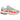 Nike P-6000 Light Bone Picante Red baskets vue latérale avec empeigne en mesh beige, renforts en cuir et logos swoosh rouges distinctifs