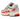 Nike P-6000 Light Bone Picante Red baskets vue latérale avec maille blanche, superpositions gris clair et détails rouges sur le swoosh et la semelle