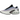 Nike Air Max Dn Dawn baskets dans une vue latérale anglée avec empeigne dégradée orange, garde-boue noir et l'unité de semelle innovante Dynamic Air.