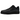 Nike Air Force 1 Low Gore-Tex Vibram Black baskets de profil avec une tige noire en cuir, des lacets et une semelle crantée