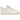Nike Air Force 1 '07 LX Valentine's Day baskets en vue latérale avec cuir blanc, semelle crème, swoosh rose et détails en forme de petits cœurs.