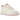 Nike Air Force 1 '07 LX Valentine's Day baskets dans un profil angulaire classique avec une tige en cuir blanc et un détail swoosh rouge au talon.