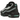 Nike Air Max 95 Black Aurora Green baskets vue latérale avec empeigne noire, détails ondulés et unité Air verte dans la semelle blanche