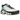 Nike Air Max Plus Mercurial Vapor baskets vue latérale avec empeigne grise, détails vifs en bleu et rose, semelle intermédiaire blanche et noire