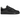 Nike Air Force 1 Low City Pack Paris Patent baskets en vue angulaire, avec empeigne en cuir verni noir brillant, détails gris et semelle classique.