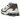 Nike Shox Ride 2 Baroque Brown Diffused Blue baskets vue latérale avec empeigne en cuir marron, détails en mesh et colonnes d'amorti Shox visibles.