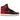Air Jordan 1 Retro High 85 OG Bred baskets en vue latérale avec construction classique en cuir noir et rouge, semelle intermédiaire blanche