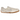 Nike Moon Shoe SP Jacquemus Soft Pearl baskets vue latérale avec système de laçage unique, tige en couches et semelle gaufrée blanche distinctive.