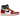 Air Jordan 1 Retro High Union LA Chicago Shadow baskets profil latéral avec tige en cuir noir emblématique, semelle blanche et coutures rouges visibles