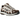 Nike P-6000 Phantom Baroque Brown baskets vue de profil inclinée avec superpositions en mesh, détails en cuir marron et semelle