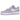Nike Air Force 1 Low 07 LV8 Hydrangeas Patent baskets avec une finition brillante en cuir verni violet, semelle intermédiaire blanche et profil latéral.