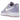 Nike Air Force 1 Low 07 LV8 Hydrangeas Patent baskets vue latérale en cuir verni violet brillant avec semelle intermédiaire blanche
