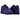 Nike Air Force 1 Low Kobe Bryant Court Purple baskets sous un angle incliné montrant le cuir violet, les détails jaunes et la semelle intermédiaire.
