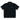 Nike What The Kobe Pleated S/S Top Black t-shirt vue de face avec design noir plissé et détails blancs au niveau du col et des manches
