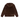 Nike x NOCTA Chalet Polar Top Brown baskets vue de face avec haut en polaire marron, col montant et détail de fermeture éclair noire