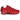 Nike Shox TL Gym Red White baskets vue latérale présentant les colonnes d'amorti Shox rouges emblématiques et une empeigne en mesh blanc
