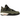 Air Jordan 4 Retro OG SP Undefeated baskets en vue latérale détaillée avec tige en daim vert olive, détails noirs et logo emblématique au talon.