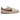 Nike Cortez Light Orewood Brown Fauna Brown baskets vue latérale avec empeigne crème, swoosh marron foncé et semelle intermédiaire rayée classique