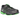 Nike Zoom Vomero 5 Metallic Pewter Green Strike baskets vue sous angle avec empeigne en mesh gris, détails verts et semelle texturée.
