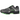 Nike Zoom Vomero 5 Metallic Pewter Green Strike baskets en vue latérale avec texture grise et détails néon audacieux sur la semelle et les lacets