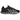 Nike Air Max Dn8 Patta Black Metallic Silver baskets vue latérale avec empeigne en textile noir, détails métallisés et unité d'amorti Air visible.