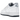 Nike Air Force 1 Low Lil Yachty Concrete Boys It's Us baskets en vue angulaire avec tige en cuir blanc et le logo emblématique It's Us