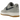 Nike Air Force 1 Low '07 LV8 Light Smoke Grey baskets vue latérale avec empeigne en cuir gris, lacets blancs et semelle intermédiaire classique