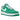 Nike Air Force 1 Low 07 SK8 Stadium Green baskets en vue latérale classique avec détails en cuir vert, semelle intermédiaire blanche et semelle verte.