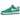 Nike Air Force 1 Low 07 SK8 Stadium Green baskets en vue profil anglée avec tige en cuir blanc, détails verts et semelle blanche