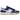 Nike Dunk Low Retro SE Deep Royal Blue Gum baskets vue latérale avec empiècements bleu marine, semelle en gomme et lacets blancs.